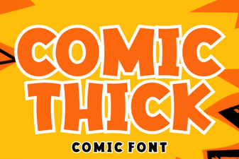 Bold Comic Fonts for Graphic Design Projects