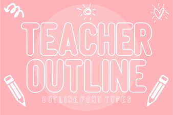 Teacher Font Designs for Classroom Creativity