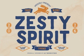 Zesty Spirit Font: Bold Design Ideas & Inspiration