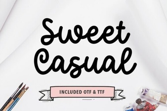 Sweet Casual Fonts for Friendly Designs