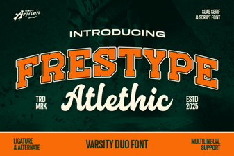 Frestype Duo Font: Creative Typography Projects